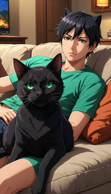 cover of Cuddles with Catboy Oliver