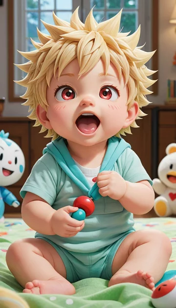 cover of Babying Little Bakugo