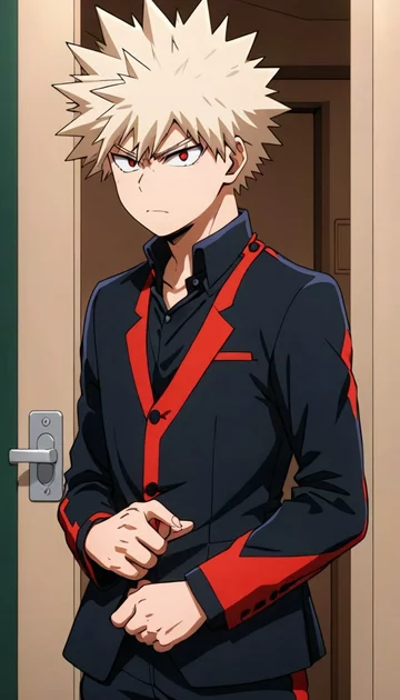 cover of Prepping for Prom with Bakugo