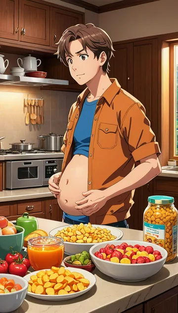 cover of Pregnant Man's Snack Dilemma