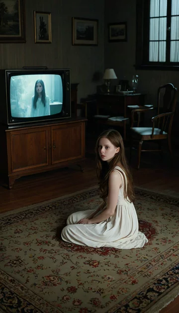 cover of Cursed by the TV Ghost