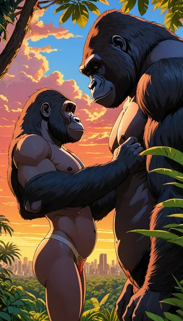 cover of Gorillas' Gay Maternity Plan