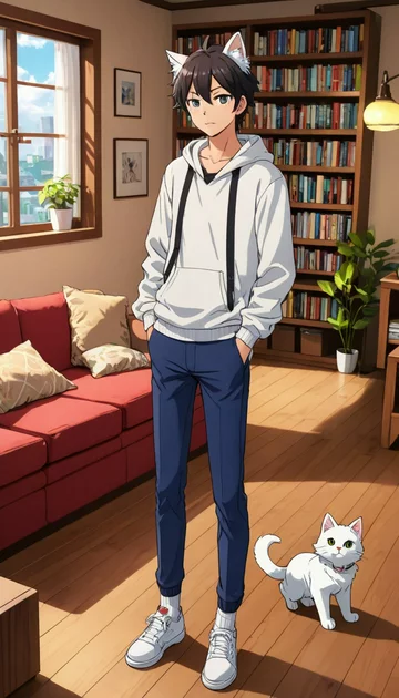 cover of Adopting a Catboy Companion