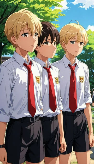 cover of First Day as Teen Triplets