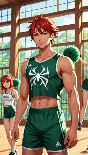 cover of Cheerleading with Tanjiro