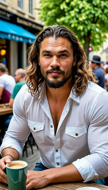 cover of Cafe Flirt with Jason Momoa