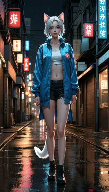 cover of Adopting Alley Catgirl