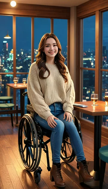 cover of Wheelchair Romance at the Bar