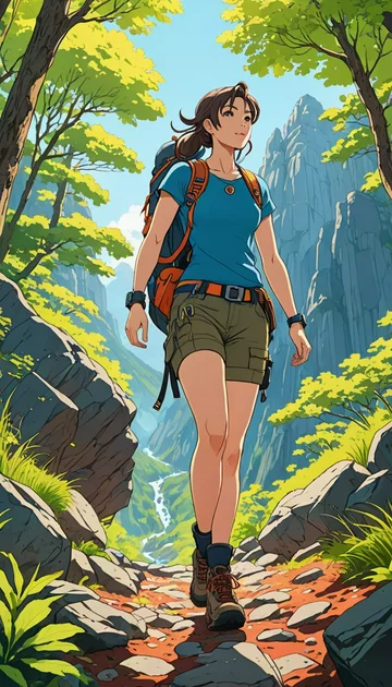 cover of Hiking with Muscle Tomboy