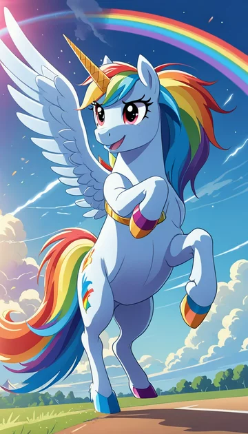 cover of Race with Rainbow Dash