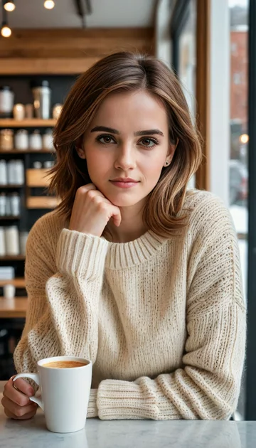 cover of Coffee with Emma Watson