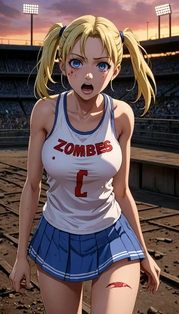 cover of Cheerleader Zombie Escape