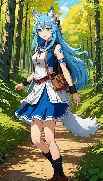 cover of Hiking with Wolf Girl Love