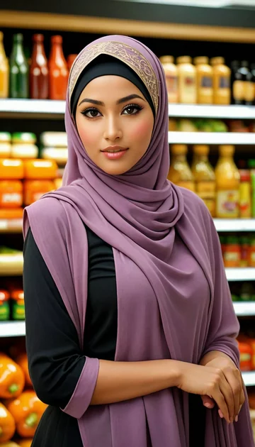 cover of Hijab Honey's Grocery Game