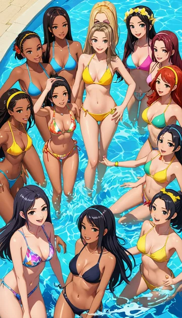 cover of Flirt at the Pool Party