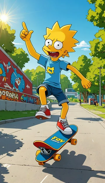 cover of Skateboarding with Bart