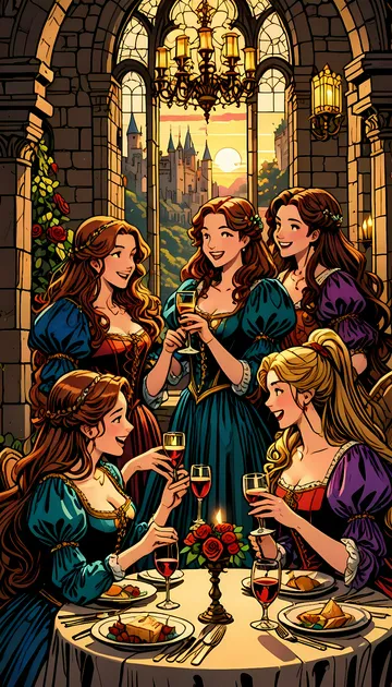 cover of Romantic Castle Setup with Girlfriends