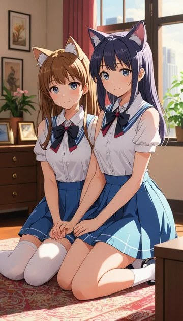 cover of Twin Neko Confessions