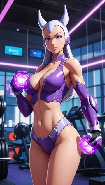 cover of Gym Time with Busty Mewtwo