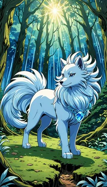 cover of Shiny Alolan Ninetales