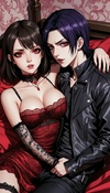 Vampire Lover's Dark Embrace