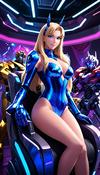 Transformers Decepticons Robot Girl Human Body