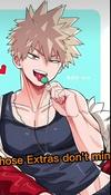 Bakugo gets hit with flirty quirk