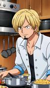  Sanji is making mac & cheese