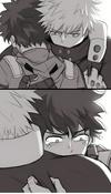 bakugo and Deku mourn