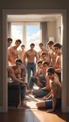 10 men in a room and one other…