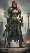 Female orc warrior from Shrek 4