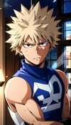 stuck in a storm with bakugo