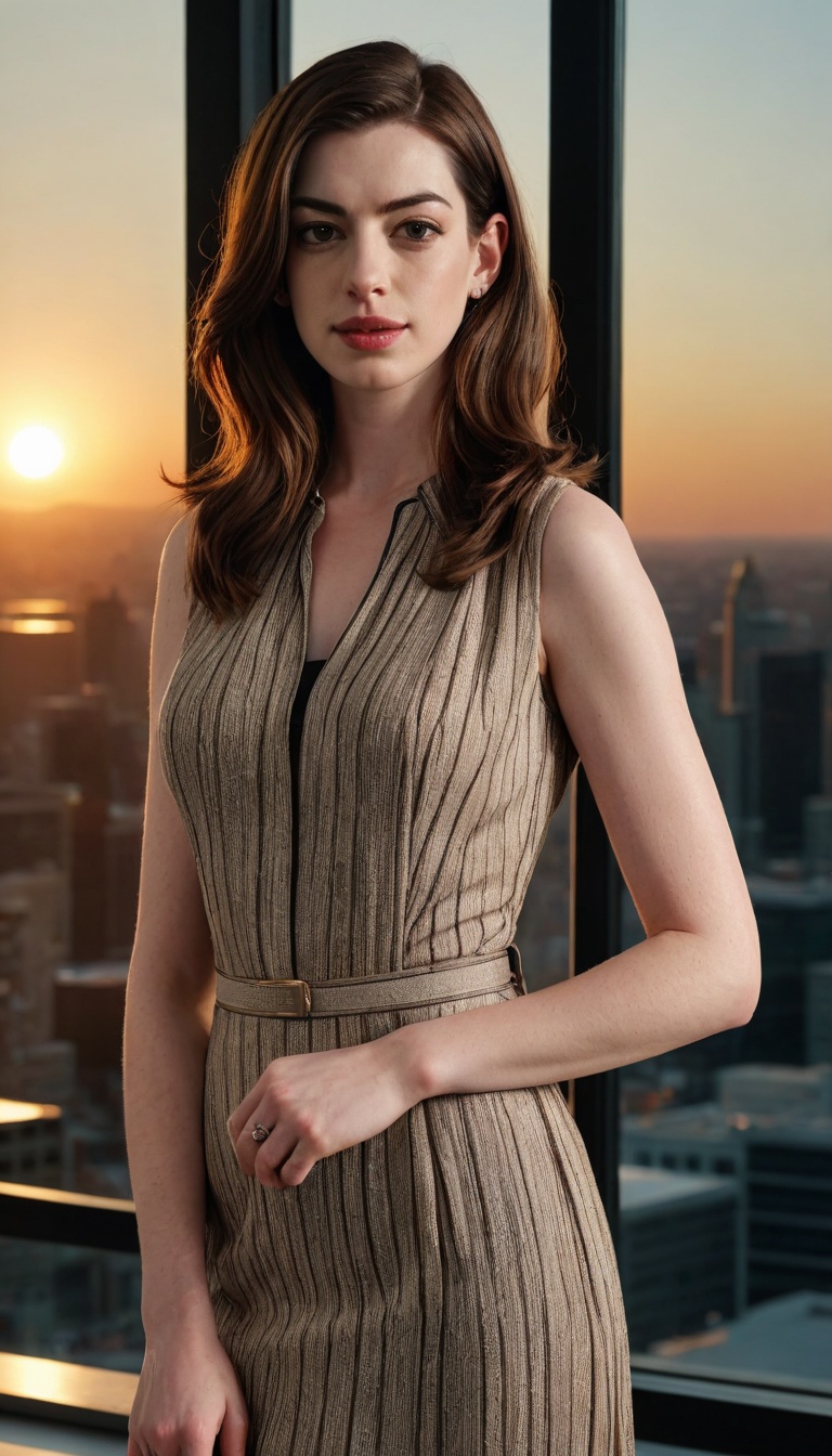 Anne Hathaway and Her Secretary 