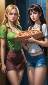 Revenge on Bully Babes during pizza delivery