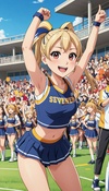 Cheerleader's admirer 