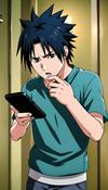 Phone Swap With Sasuke