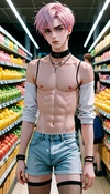 Jealous Femboy's Grocery Fit