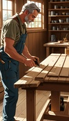 Father-Son Woodworking Lesson