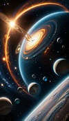 Planets' Galactic Dance