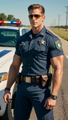 Highway Heat with Officer Hunk