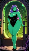 Escape with Busty Alien Babe