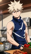 Cooking with Bakugo