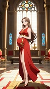 Pregnant Lady's Castle Greeting