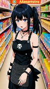 Stealing the Goth Girl's Heart at Checkout