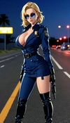 Frisked by Officer Curves