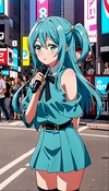 Miku's Shibuya Sing-Off