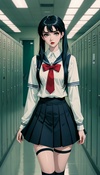 Scaring the Vampire Schoolgirl