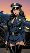 Cop's Seductive Speedway Challenge