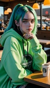 Coffee with Billie Eilish