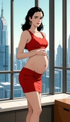 Pregnant Freedom Tease